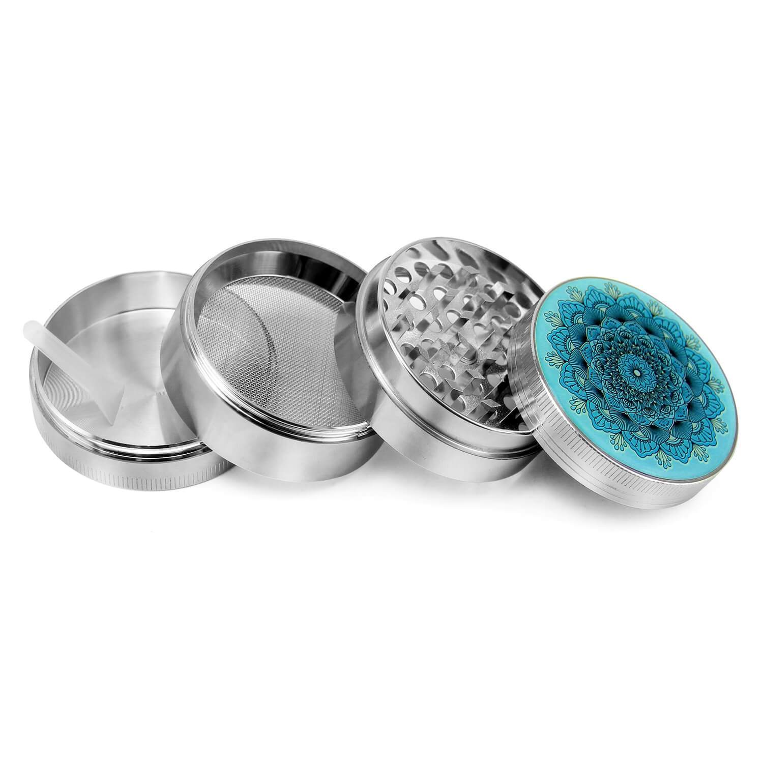 Mandala Grinder Silver