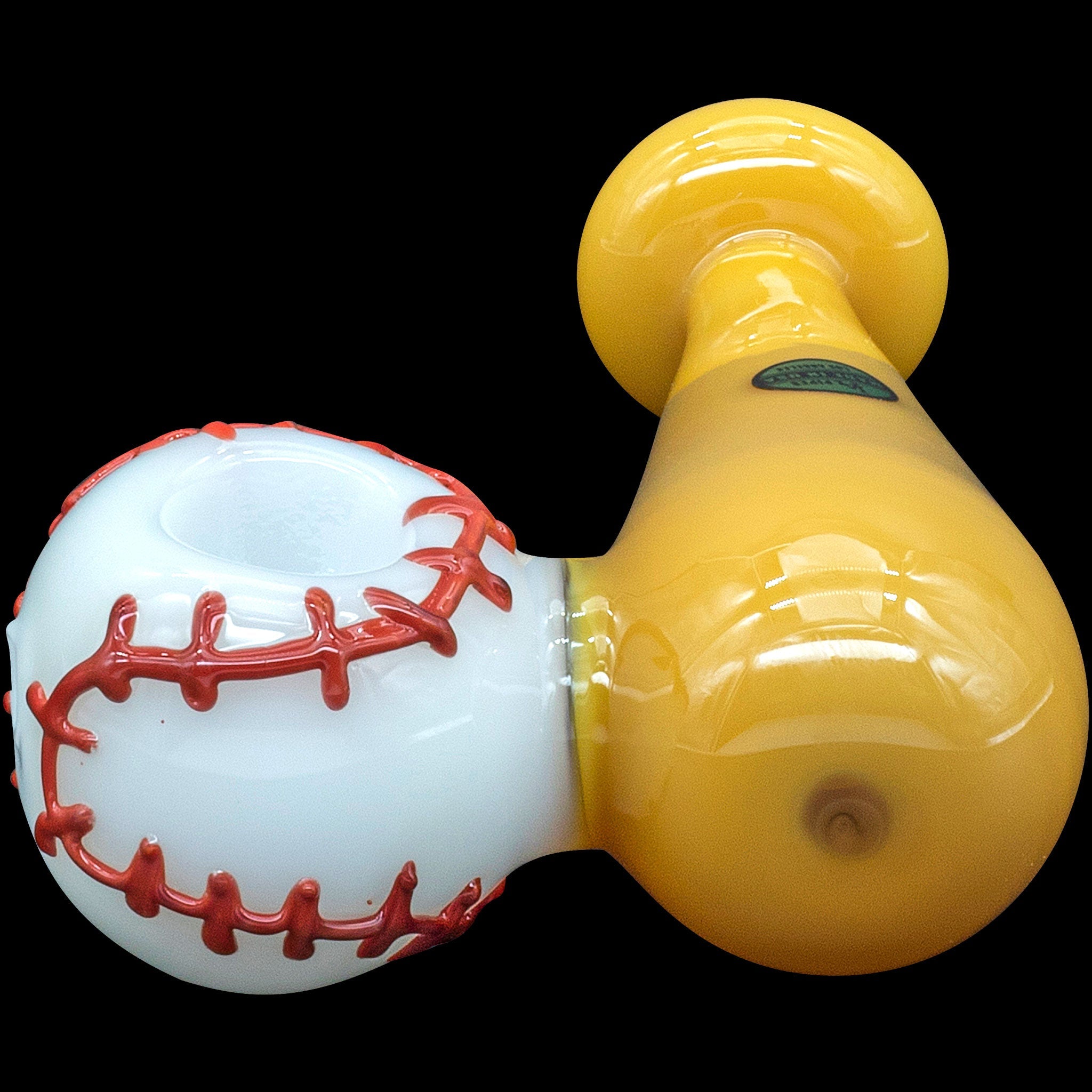 "420 Stretch" Bat & Baseball Glass Pipe