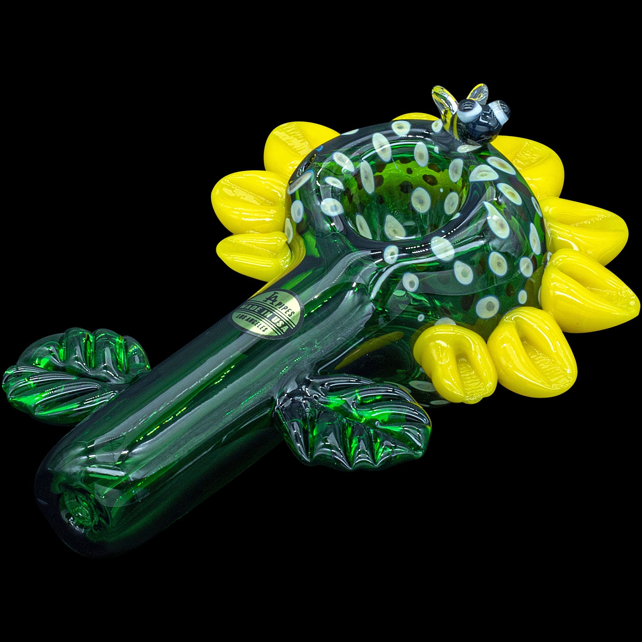 "Sunny Sunflowers" Glass Pipe