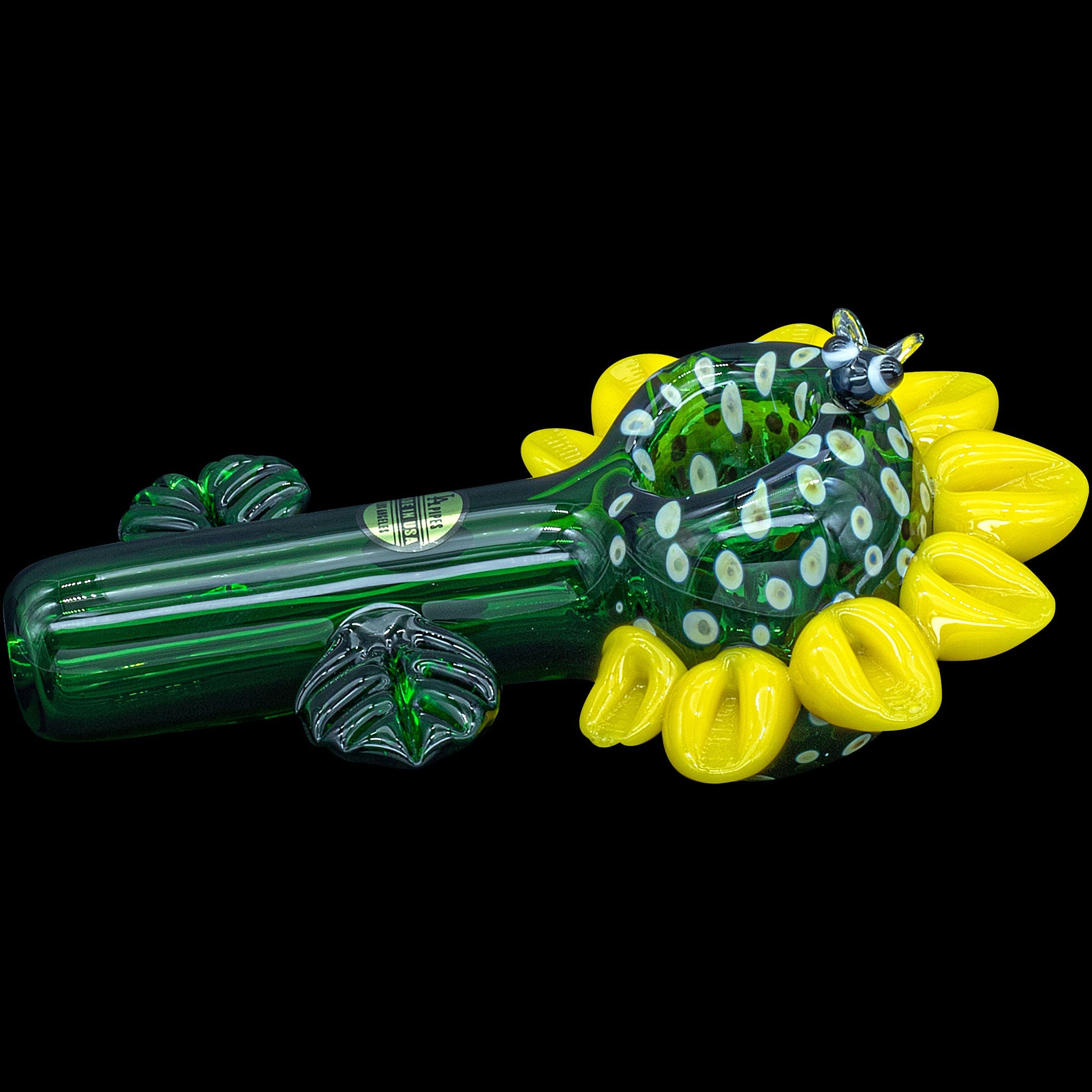 "Sunny Sunflowers" Glass Pipe