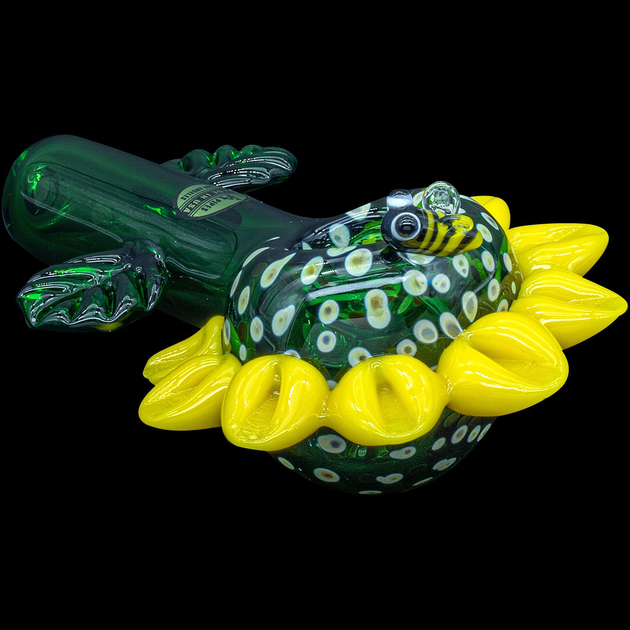 "Sunny Sunflowers" Glass Pipe