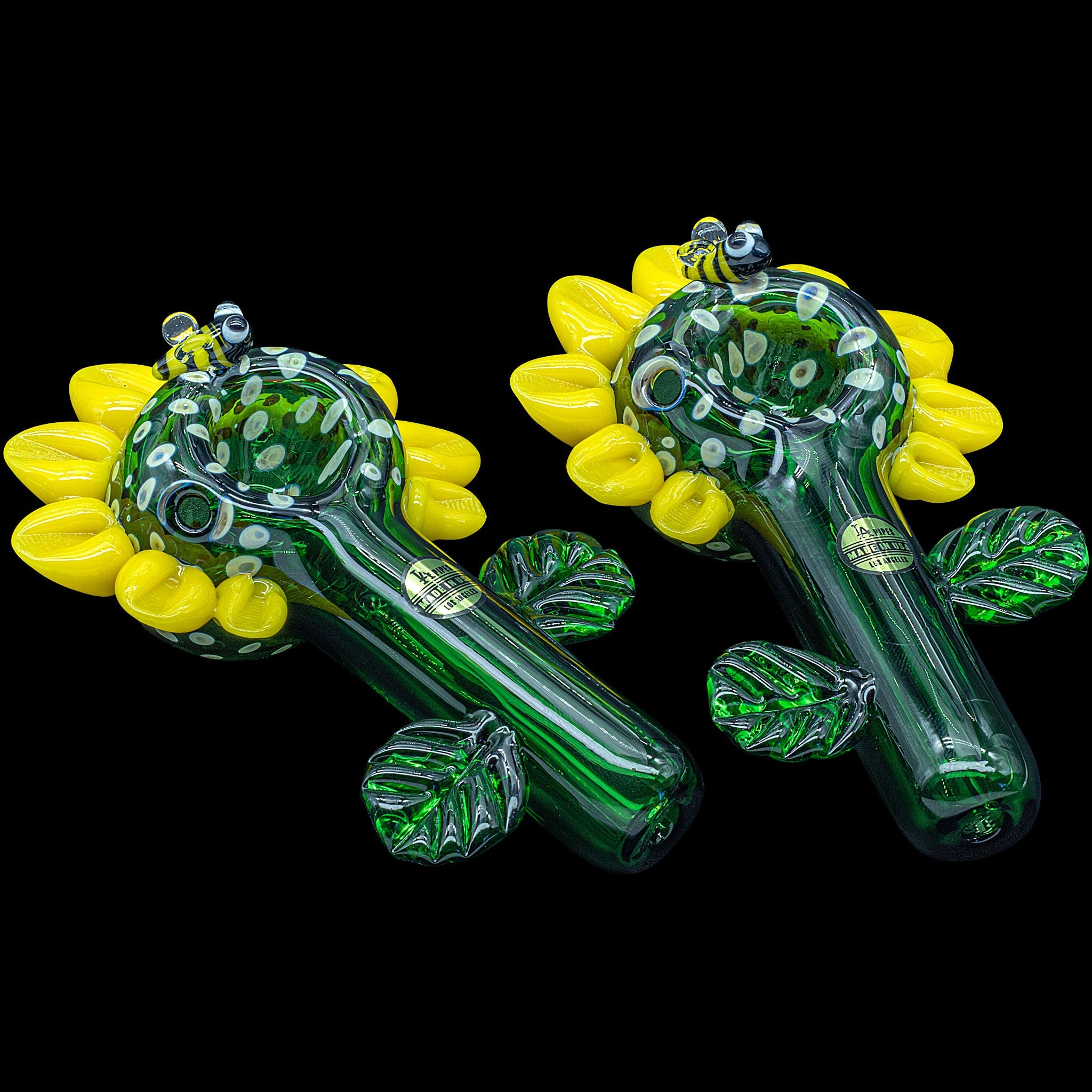 "Sunny Sunflowers" Glass Pipe