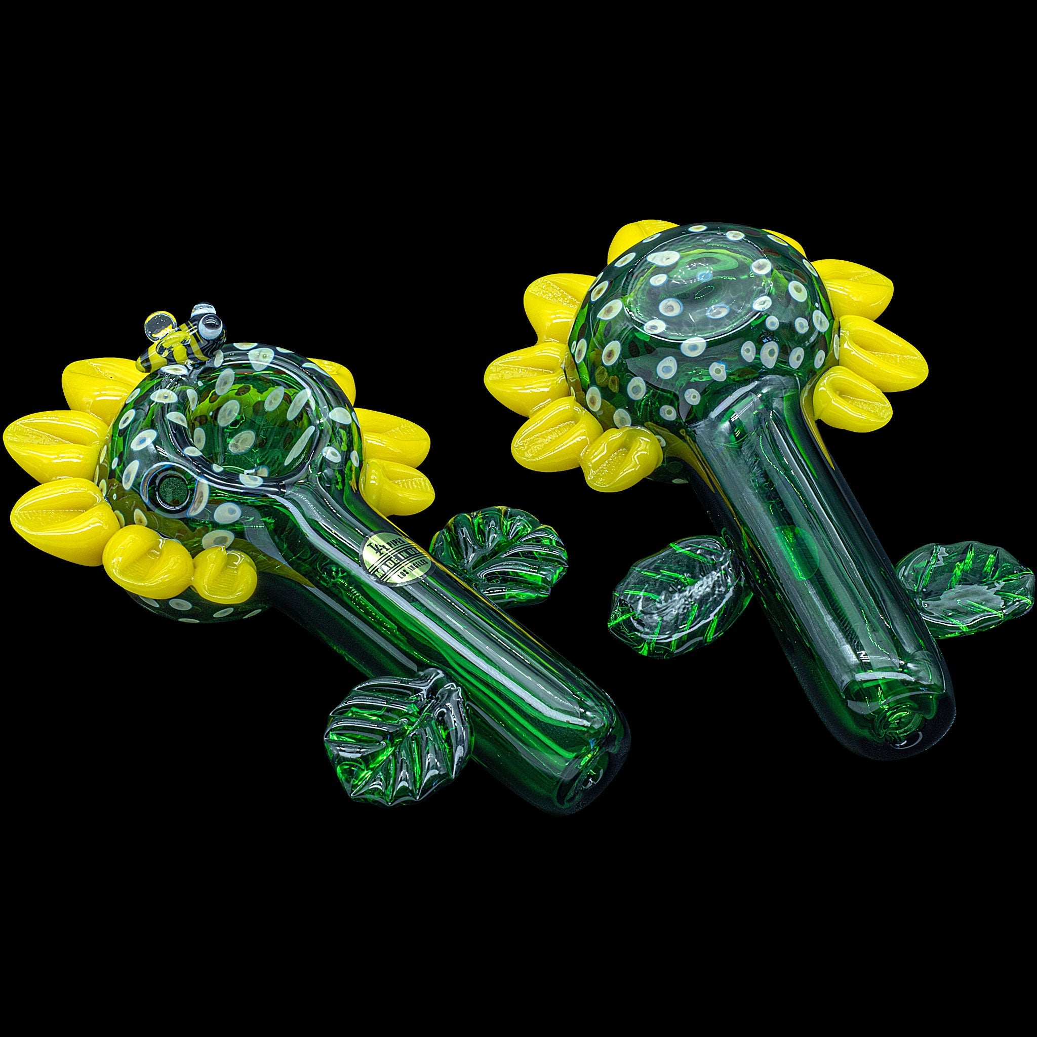 "Sunny Sunflowers" Glass Pipe