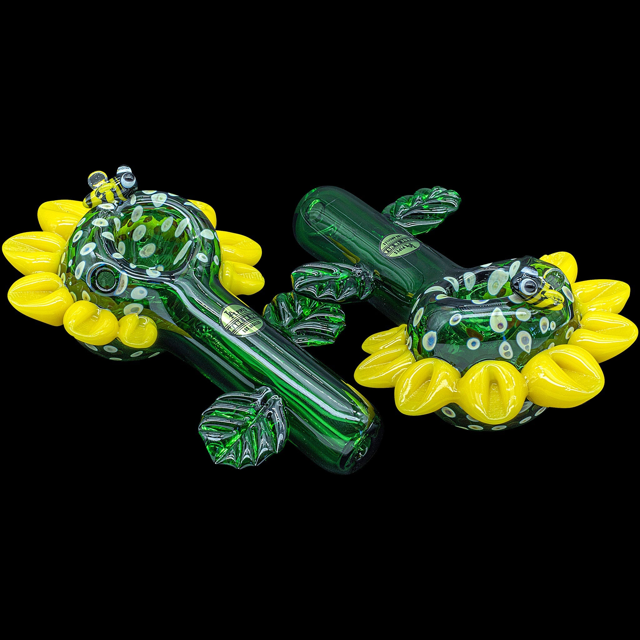 "Sunny Sunflowers" Glass Pipe