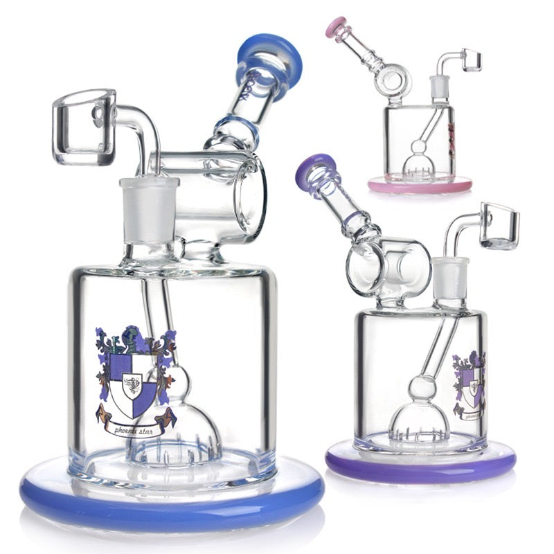 Phoenix Star Dab Rig with Showerhead perc 7 Inch