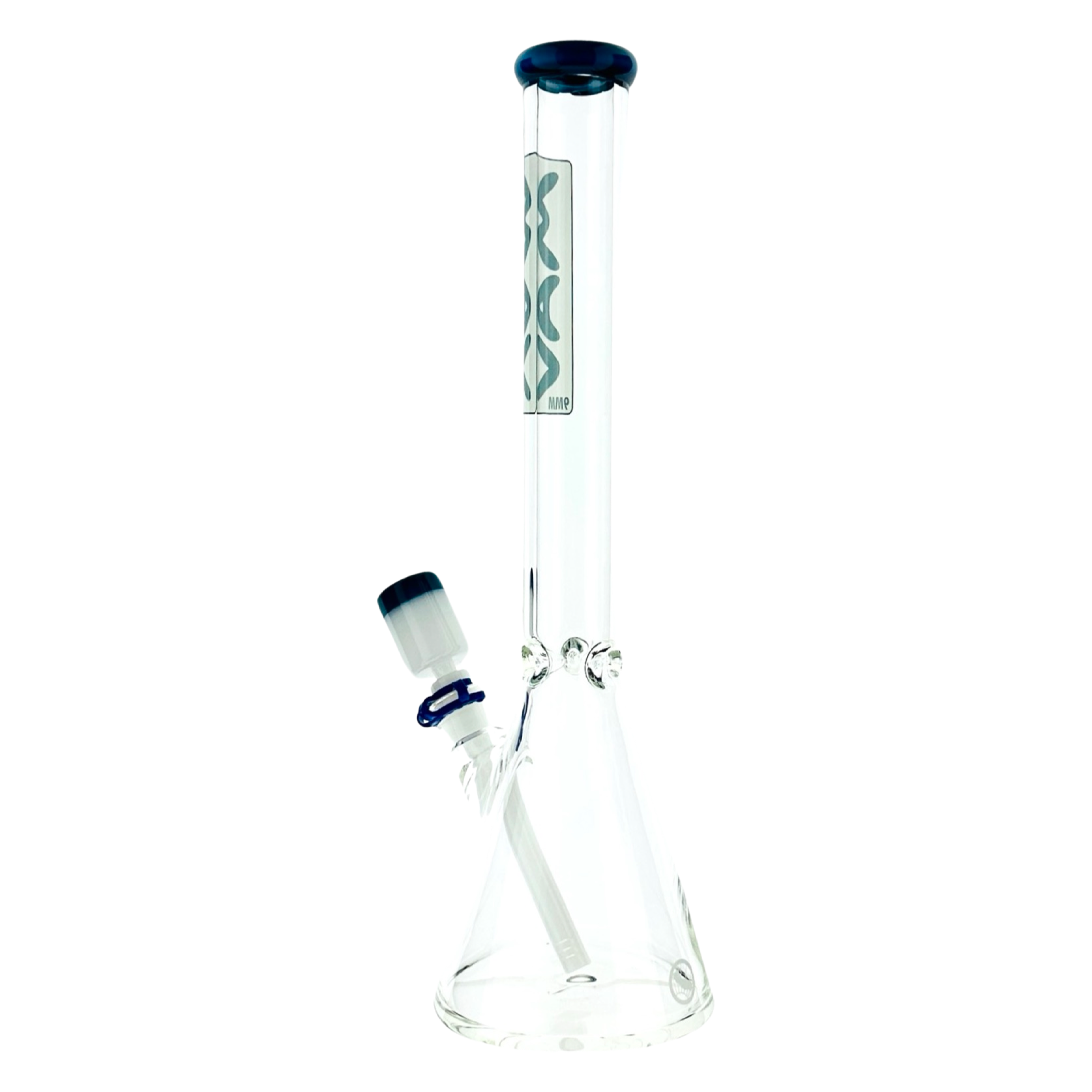 18" x 9MM MAV Layered Accented Beaker Bong