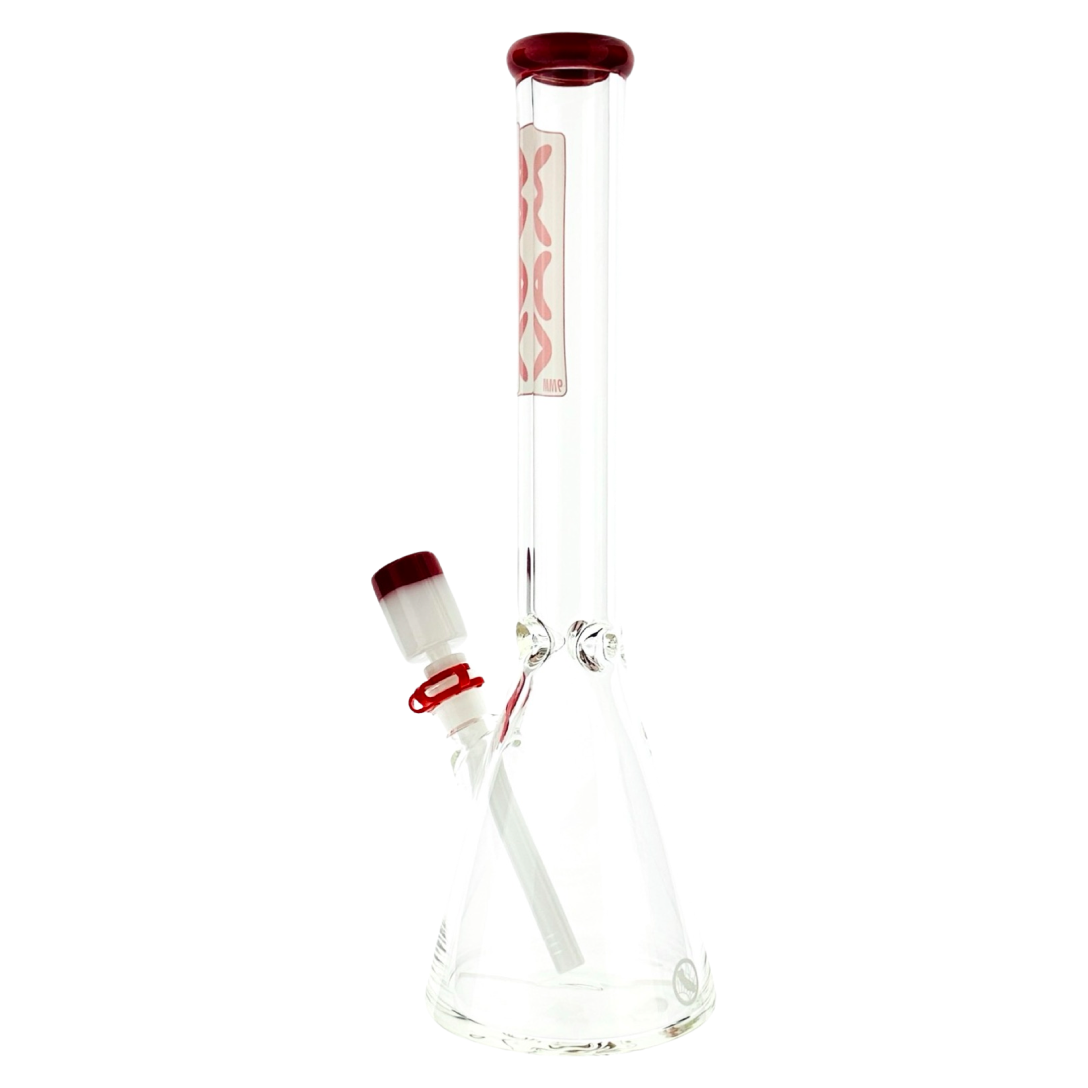 18" x 9MM MAV Layered Accented Beaker Bong