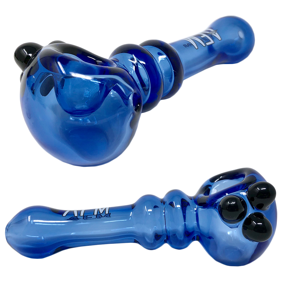 AFM Double Halo Glass Pipe