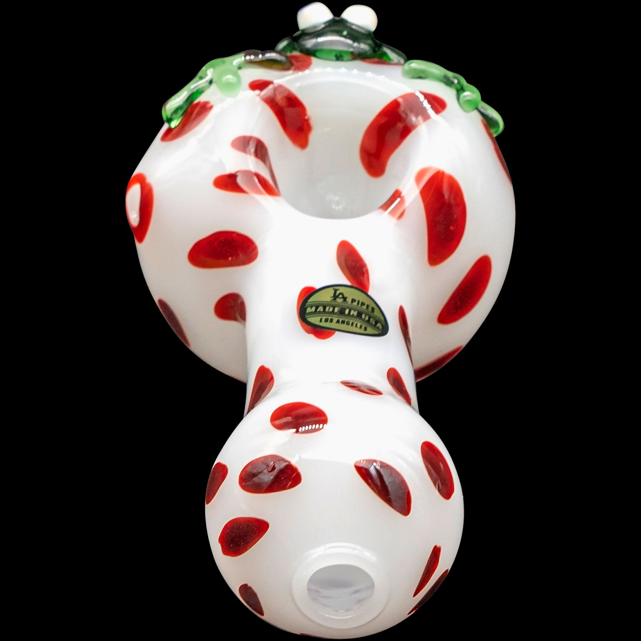 "Spotted Poison Frog" Spoon Glass Pipe