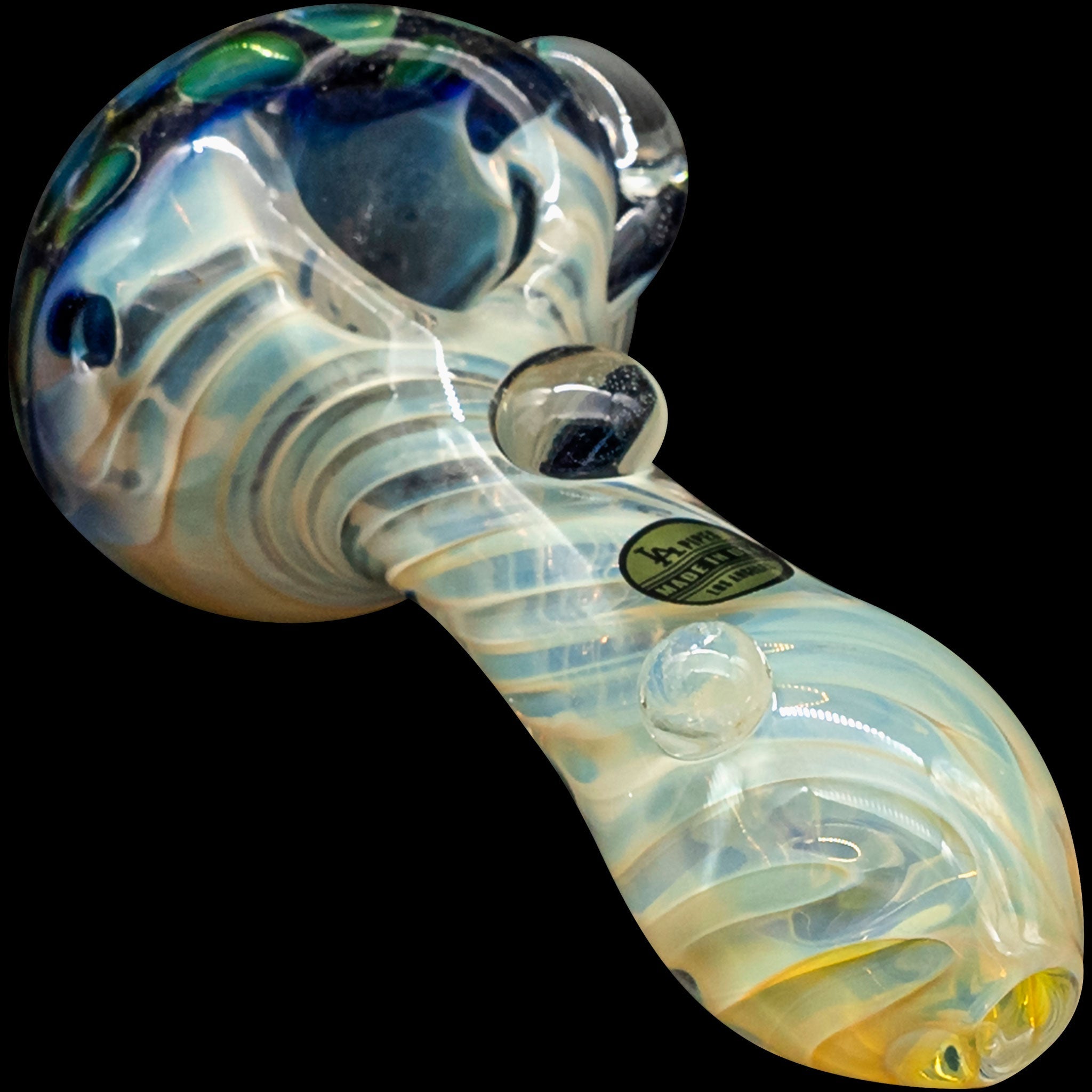 "The Hive" Honeycomb Color Changing Glass Pipe