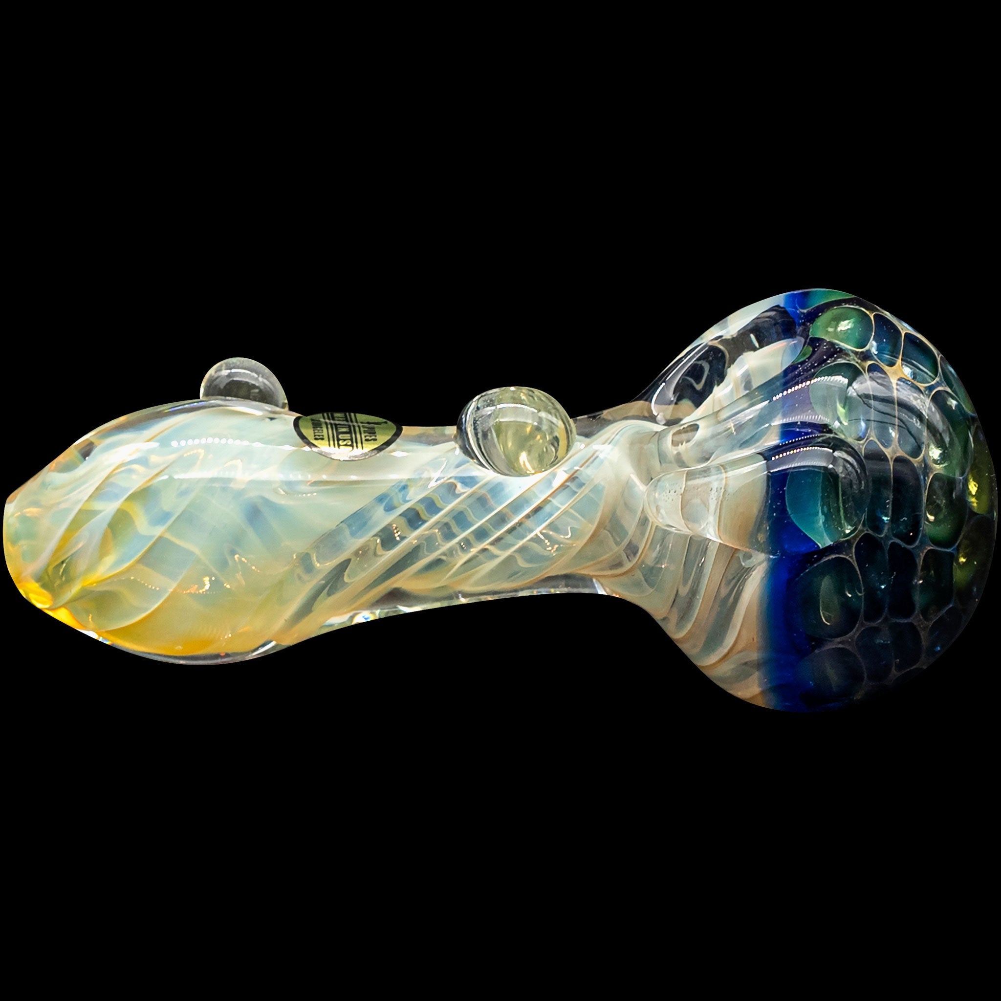 "The Hive" Honeycomb Color Changing Glass Pipe