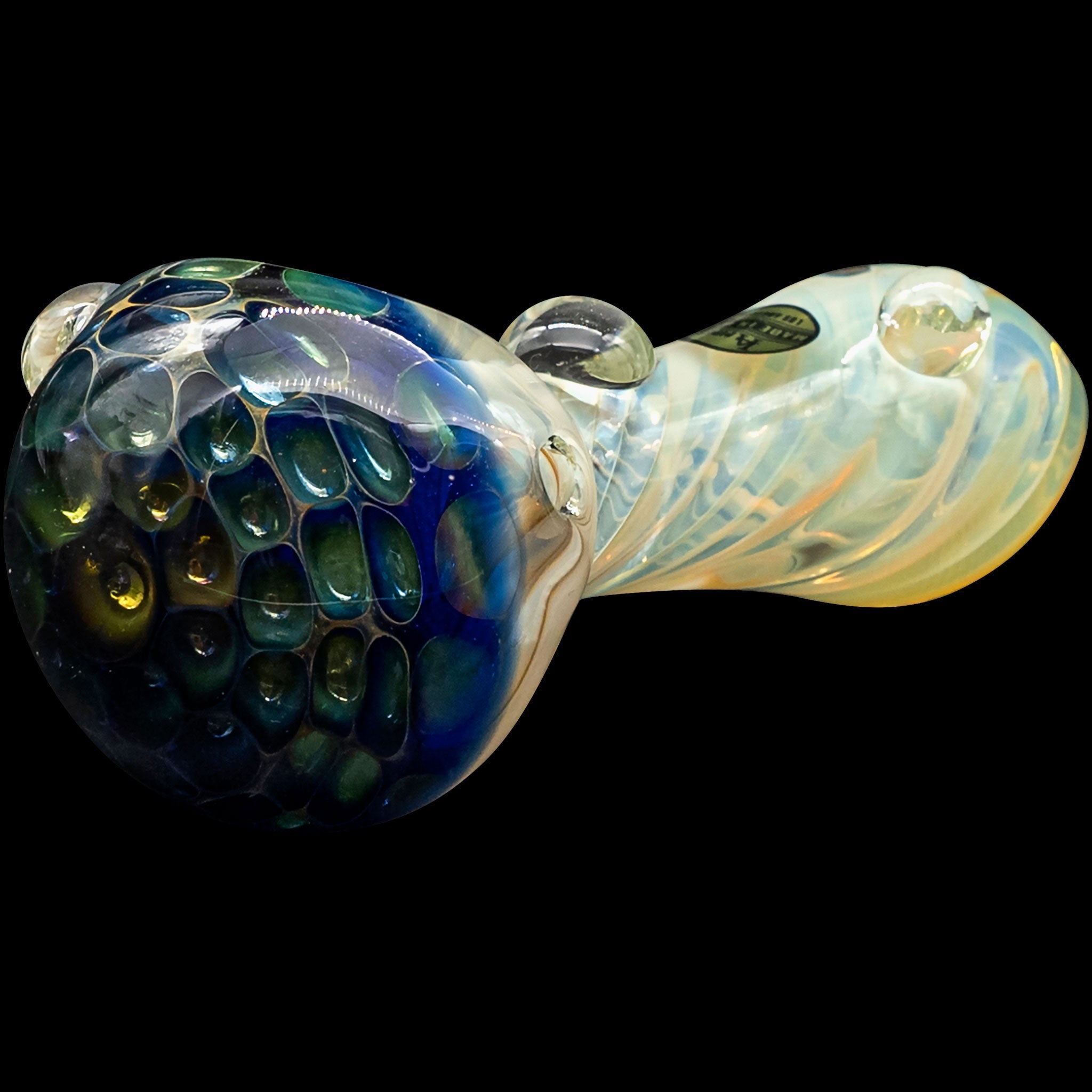 "The Hive" Honeycomb Color Changing Glass Pipe