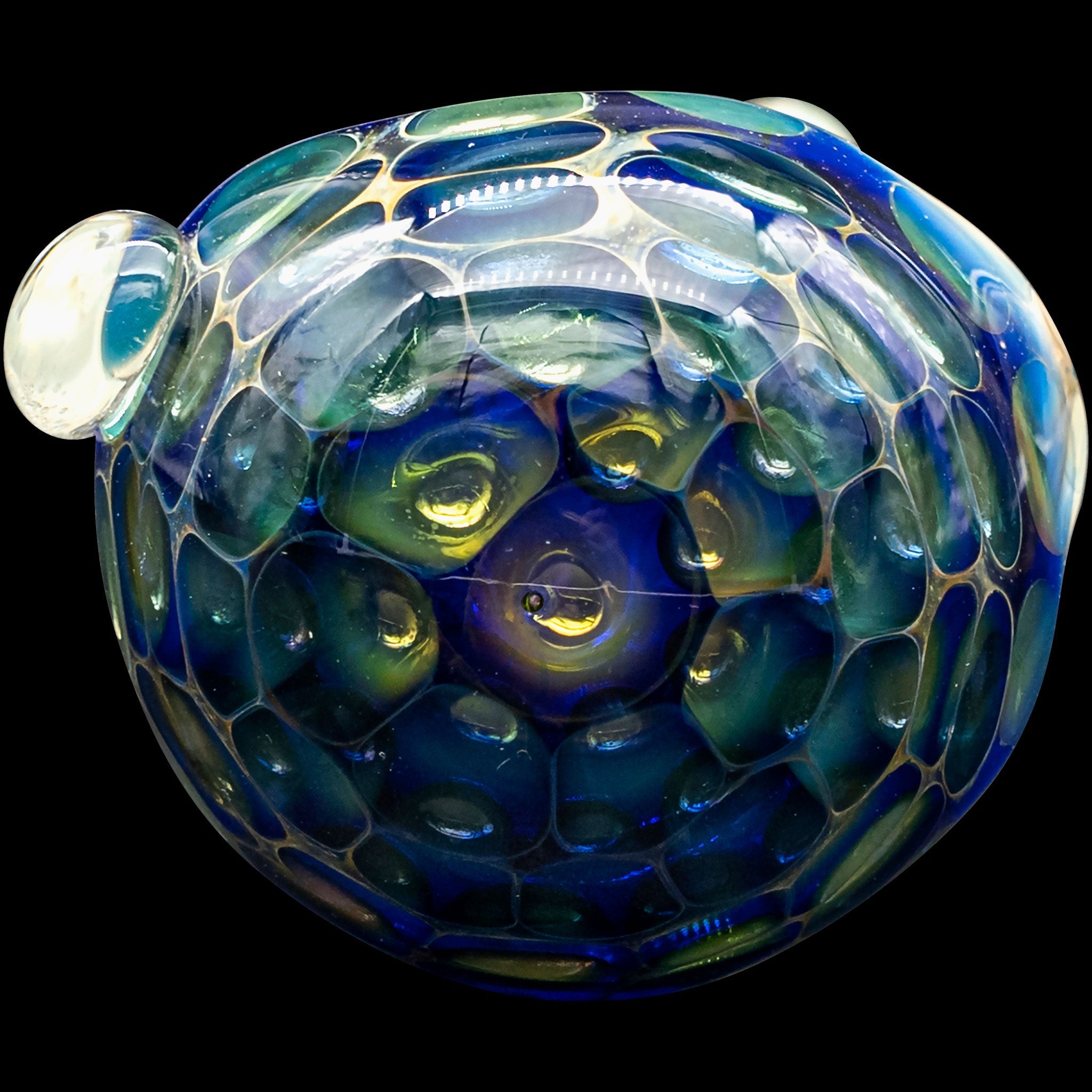 "The Hive" Honeycomb Color Changing Glass Pipe