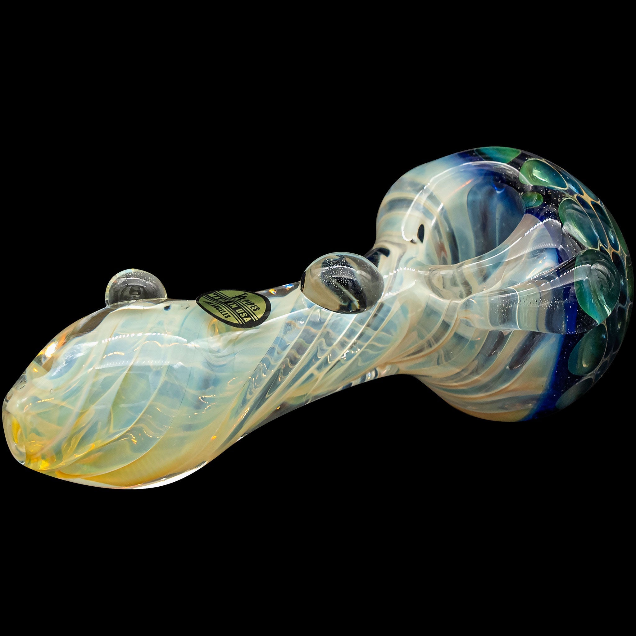 "The Hive" Honeycomb Color Changing Glass Pipe