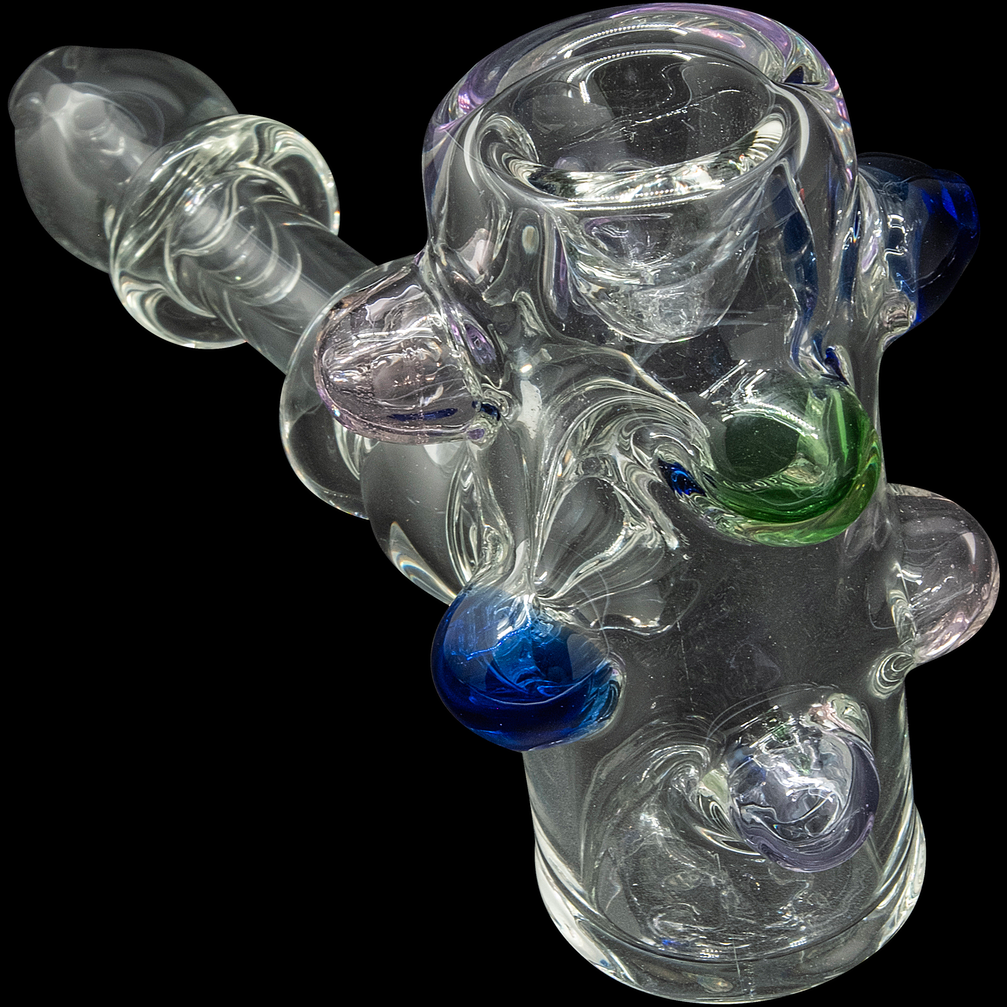 The "Wonka Will" Sitting Briar Glass Pipe