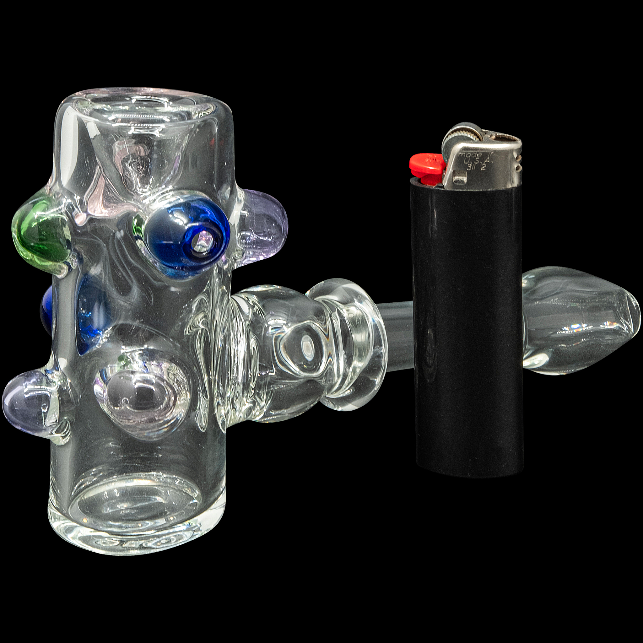 The "Wonka Will" Sitting Briar Glass Pipe