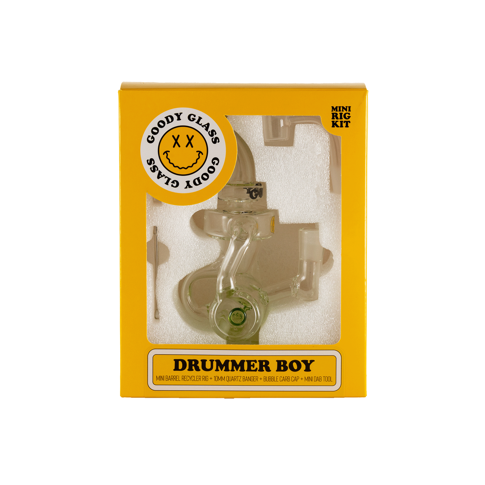 Goody Glass - Drummer Boy Mini Dab Rig 4-Piece Kit