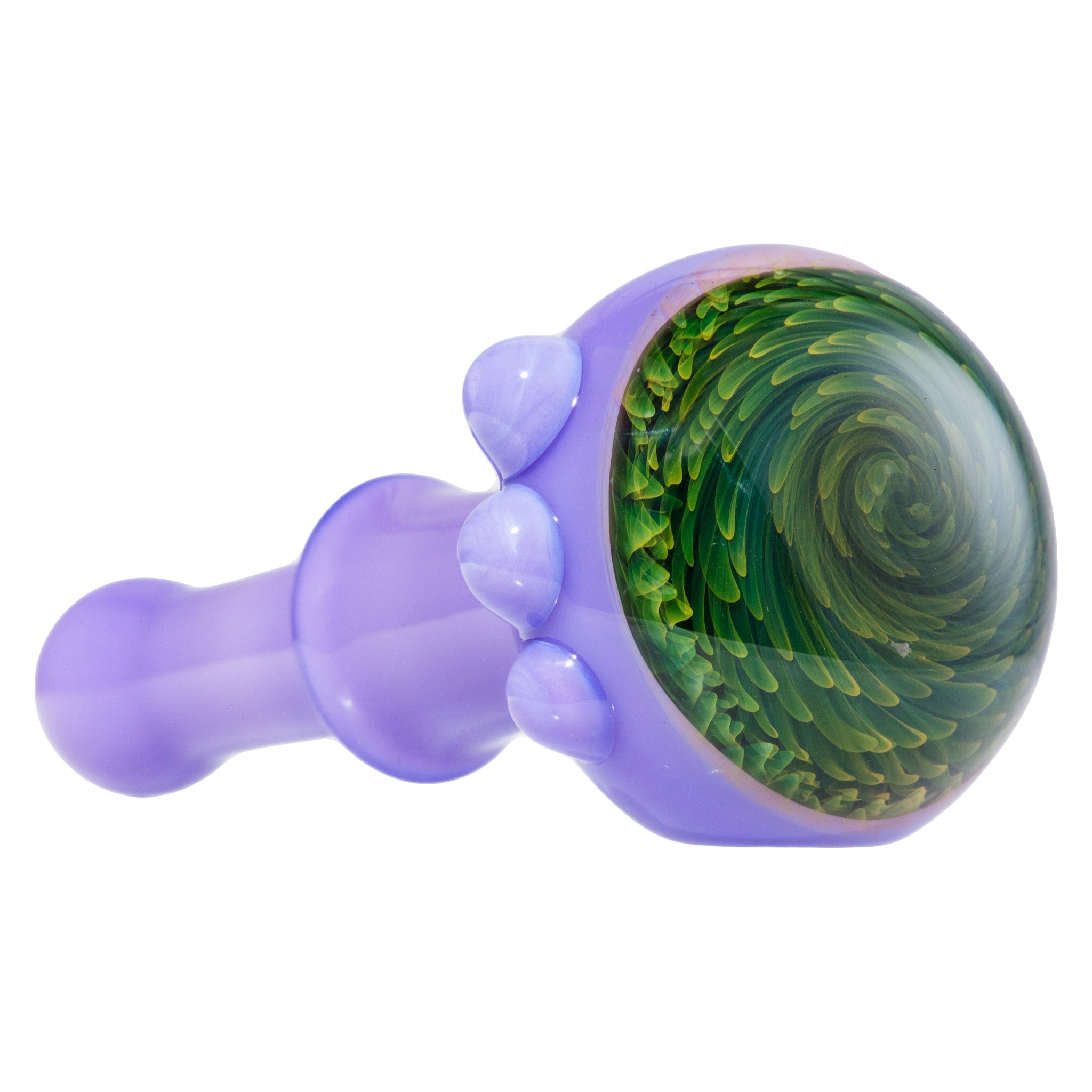 Crush Eye Candy 3D Floral Slime Glass Spoon Pipe - Multi-Color 🌈