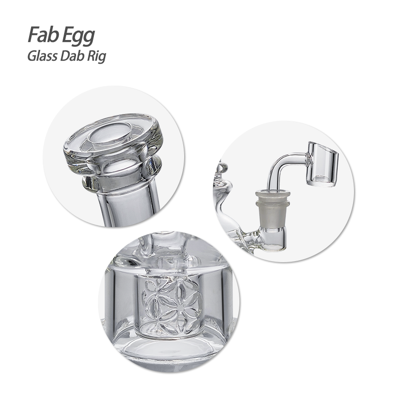 WAXMAID 7.48‘’ FAB EGG GLASS DAB RIG