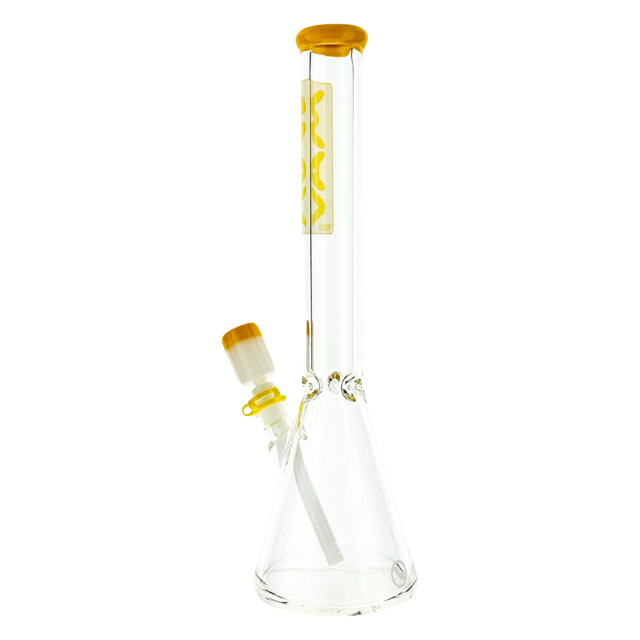 18" x 9MM MAV Layered Accented Beaker Bong