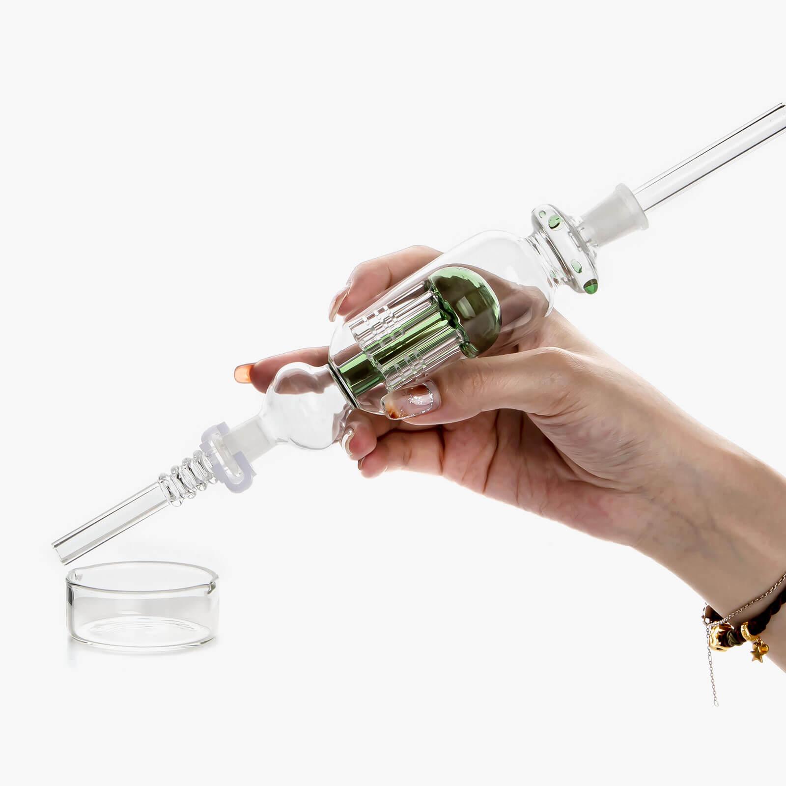 Glass Nectar Collector with Tree Perc