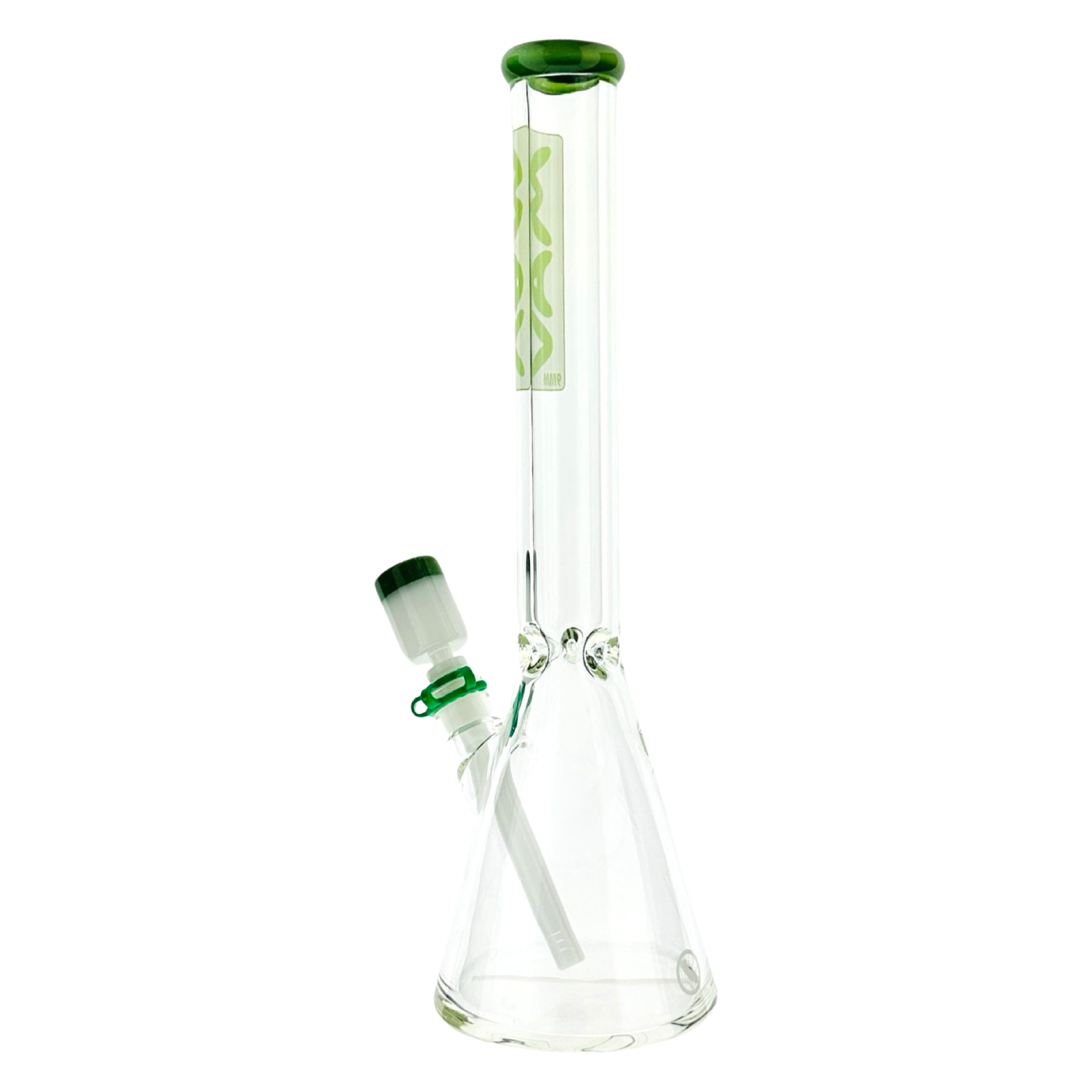 18" x 9MM MAV Layered Accented Beaker Bong