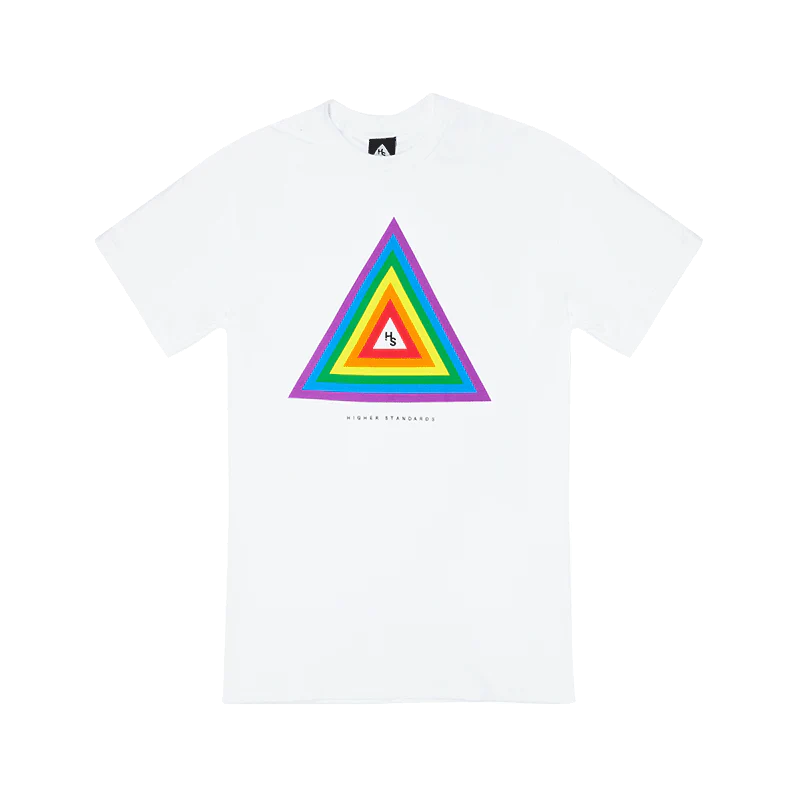 Higher Standards Pride Concentric Triangle Tee