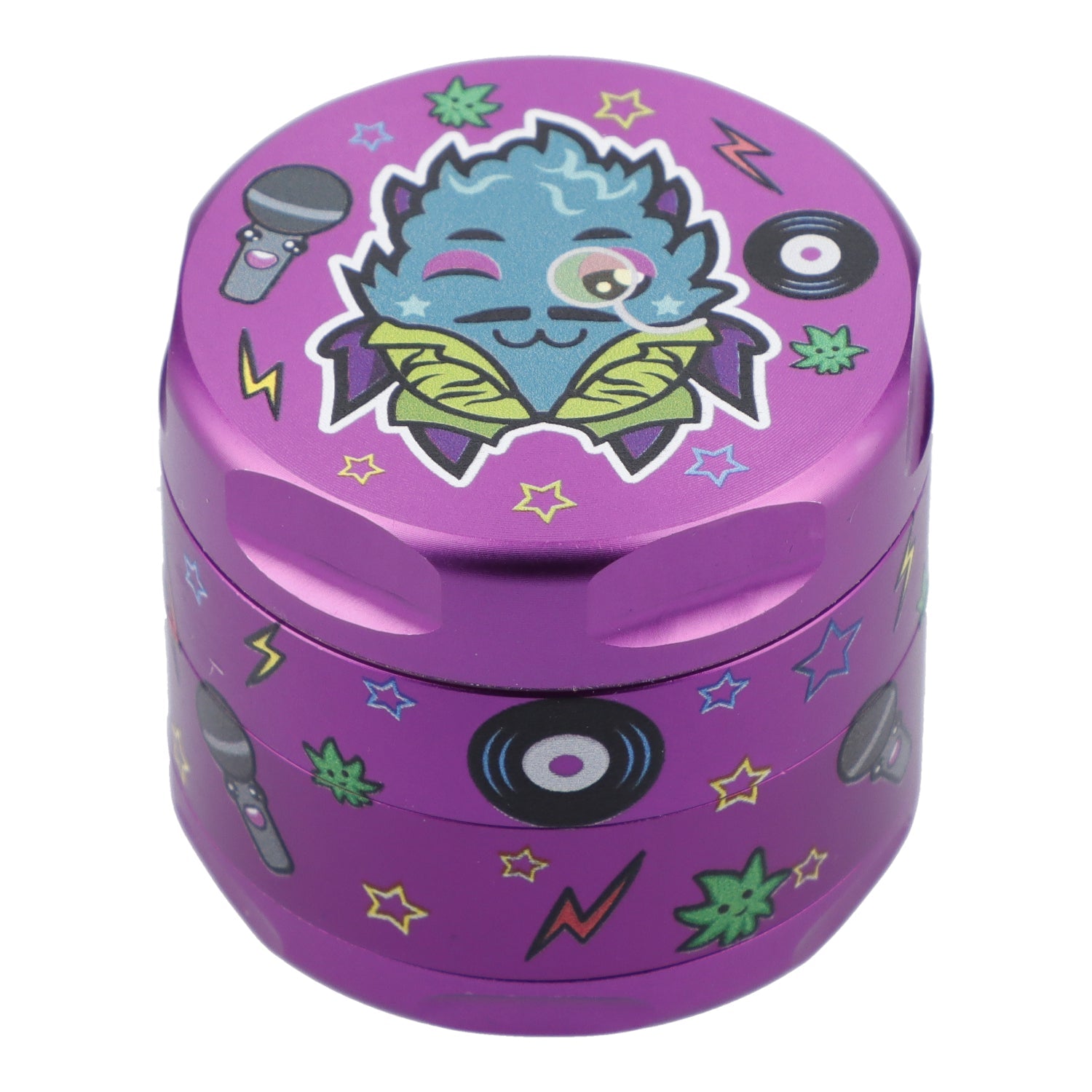 55mm Granddaddy Purple 3 Stage Grinder - Purple