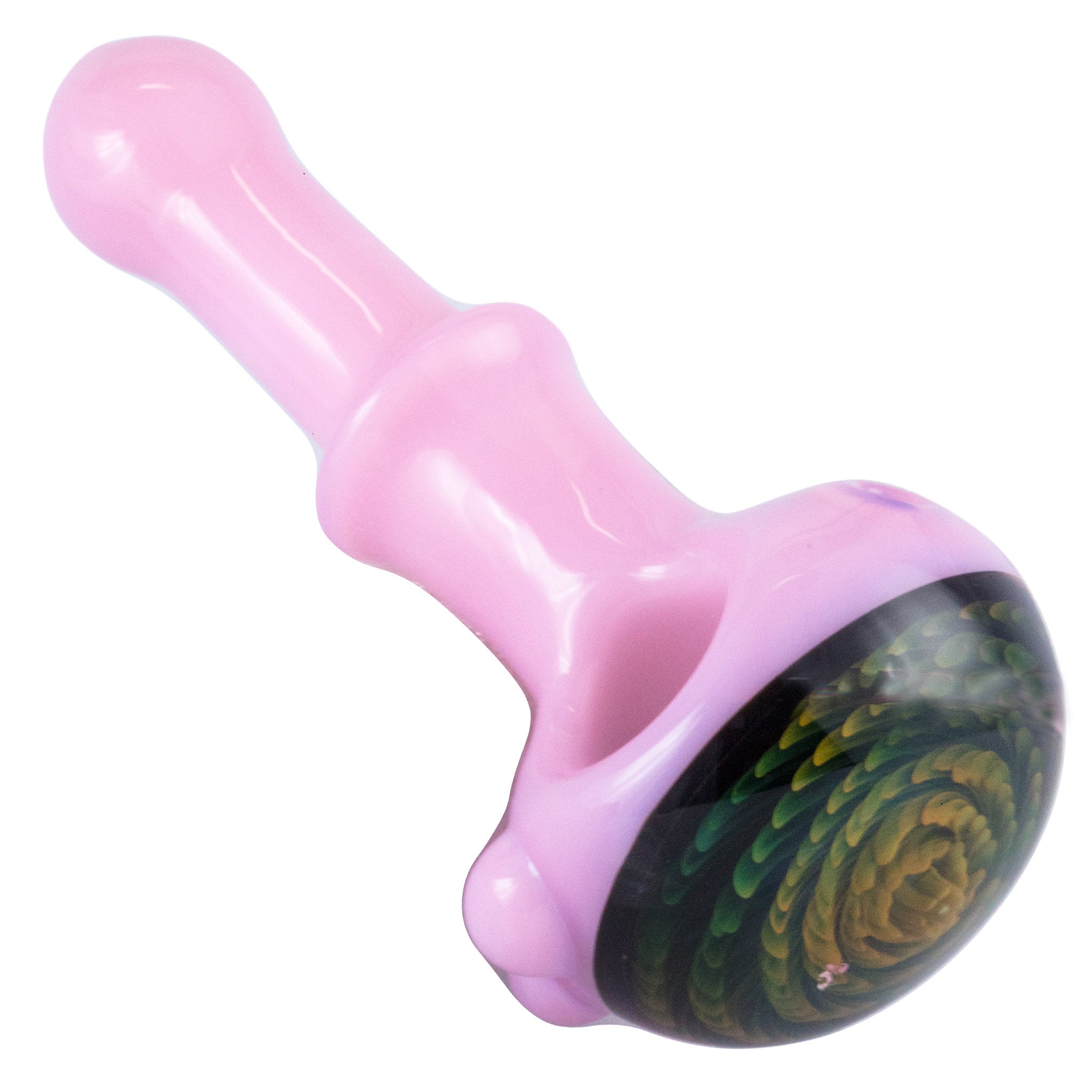 Crush Eye Candy 3D Floral Slime Glass Spoon Pipe - Multi-Color 🌈