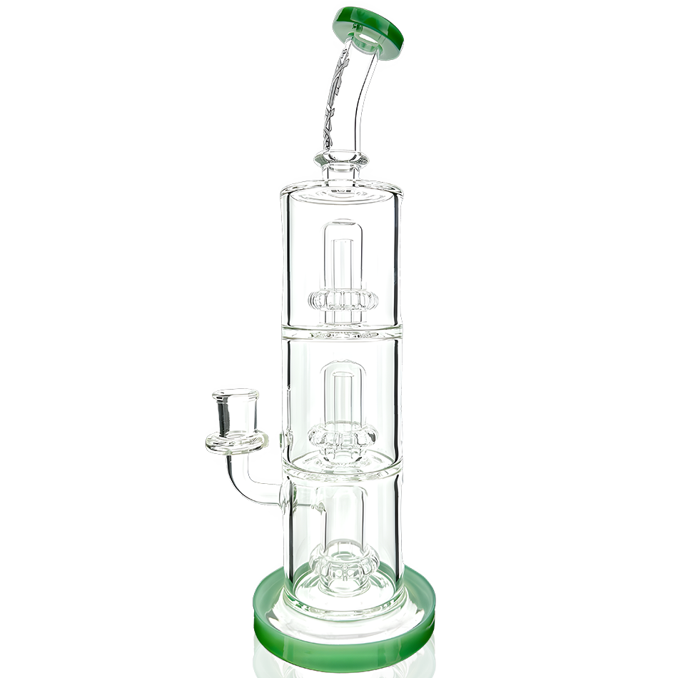 10" AFM Glass UFO Triple Perc Glass Dab Rig