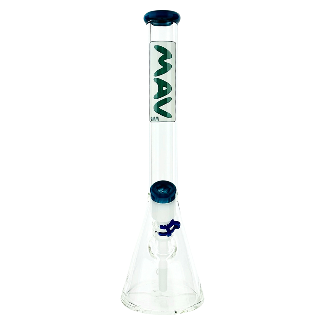 18" x 9MM MAV Layered Accented Beaker Bong