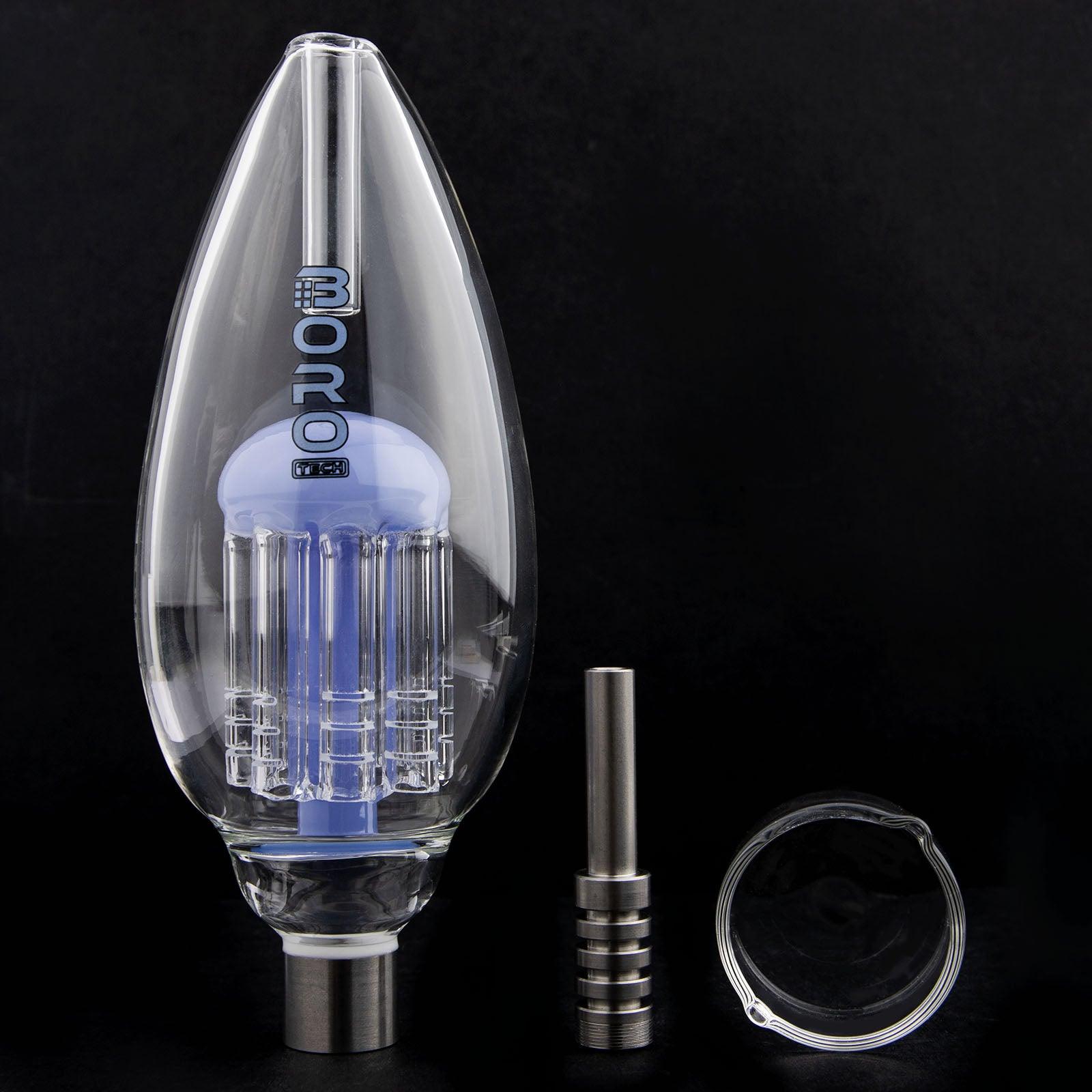 Glass Bulb Nectar Collector With Titanium Tip