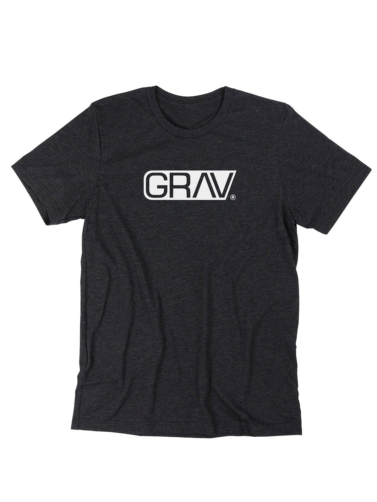 GRAV® Heather Black Logo T-Shirt