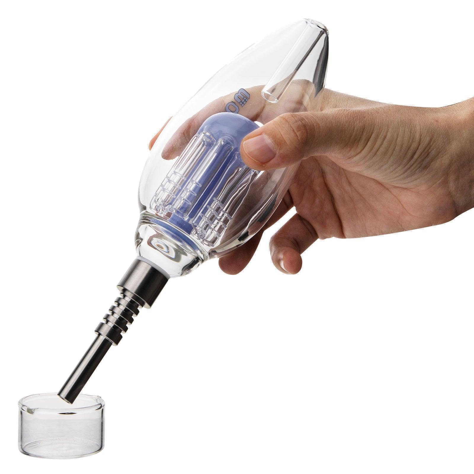 Glass Bulb Nectar Collector With Titanium Tip