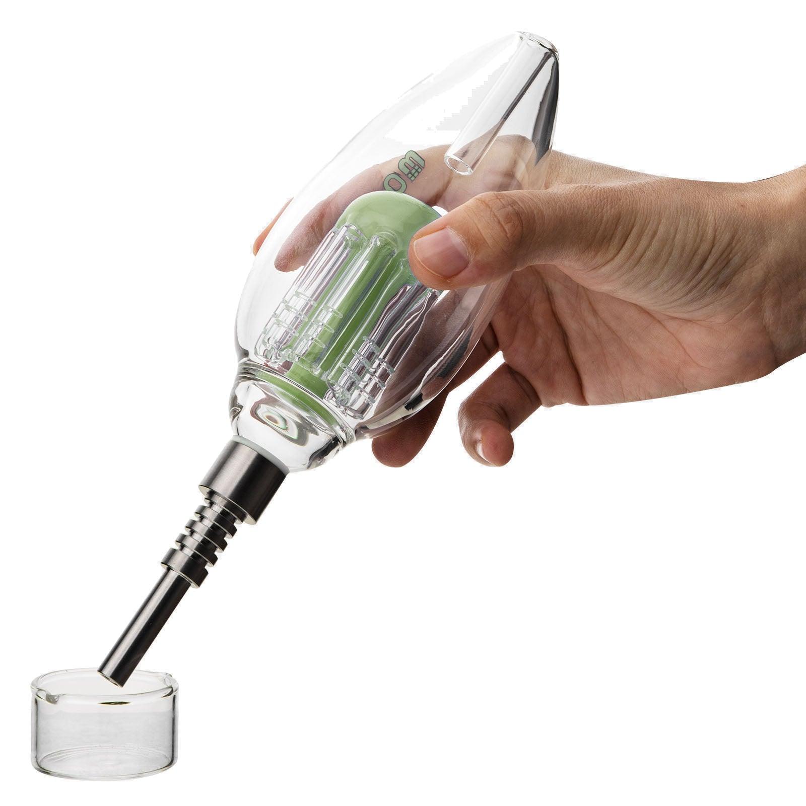 Glass Bulb Nectar Collector With Titanium Tip