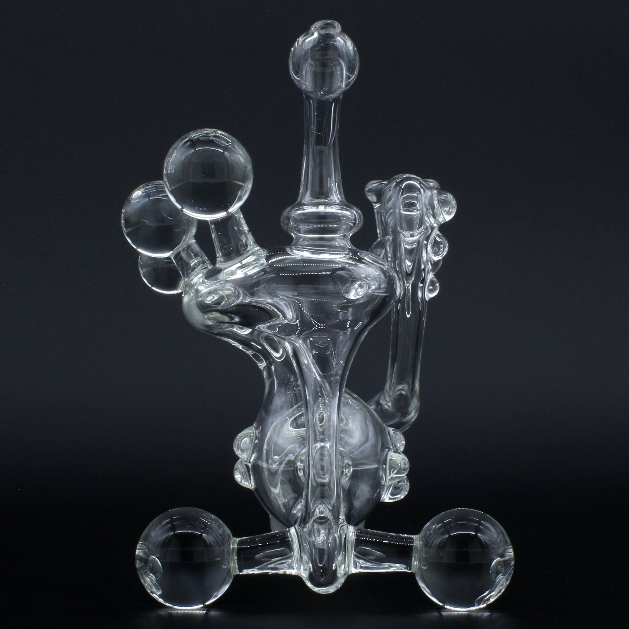 Clayball Glass "Translucent Dreams" Heady Recycler Dab-Rig