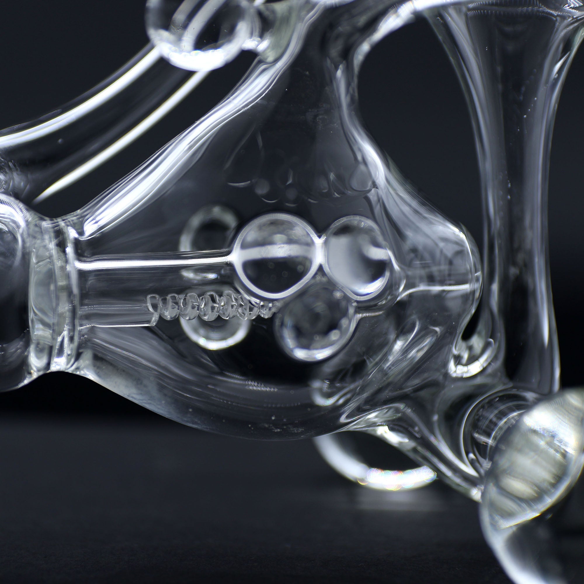 Clayball Glass "Translucent Dreams" Heady Recycler Dab-Rig