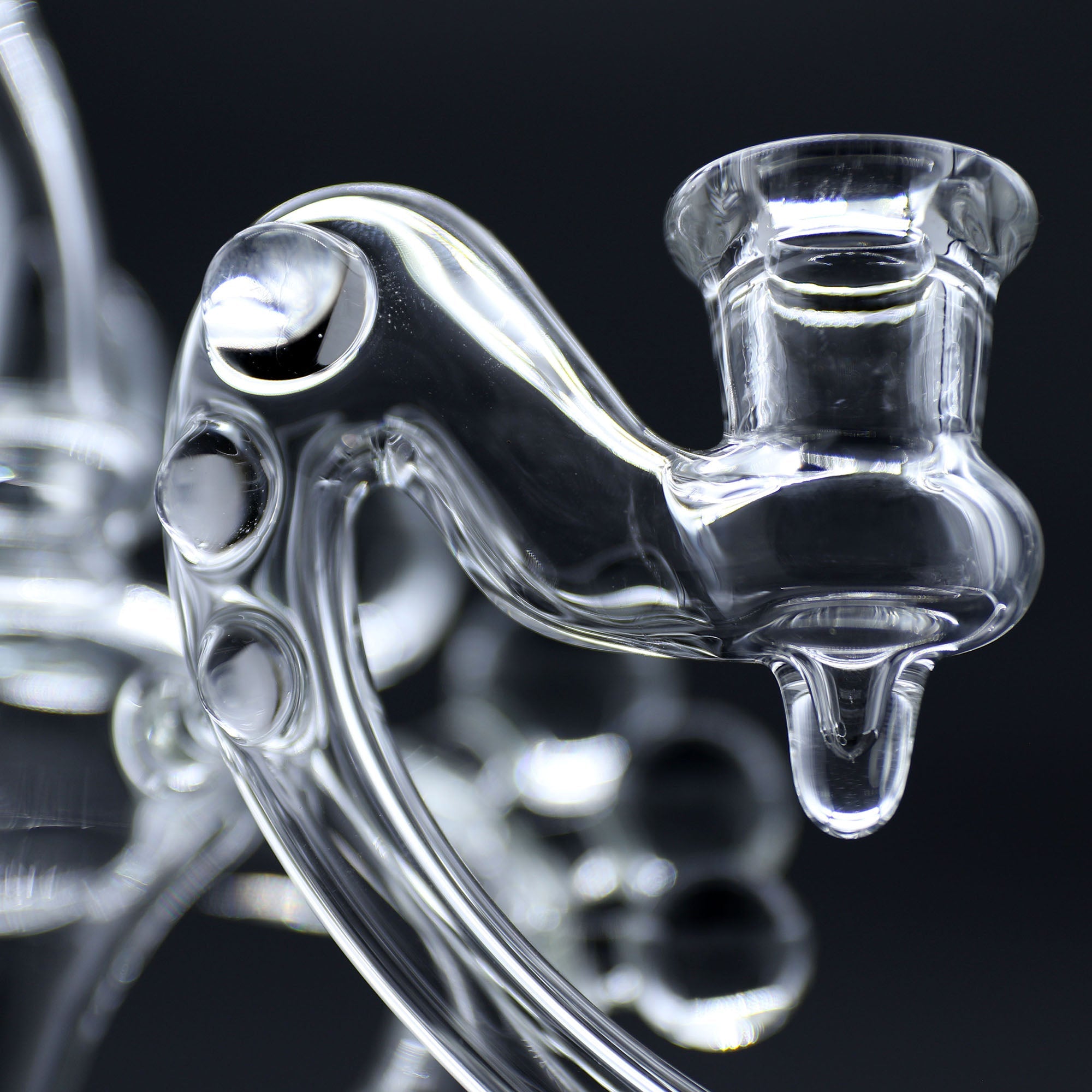 Clayball Glass "Translucent Dreams" Heady Recycler Dab-Rig