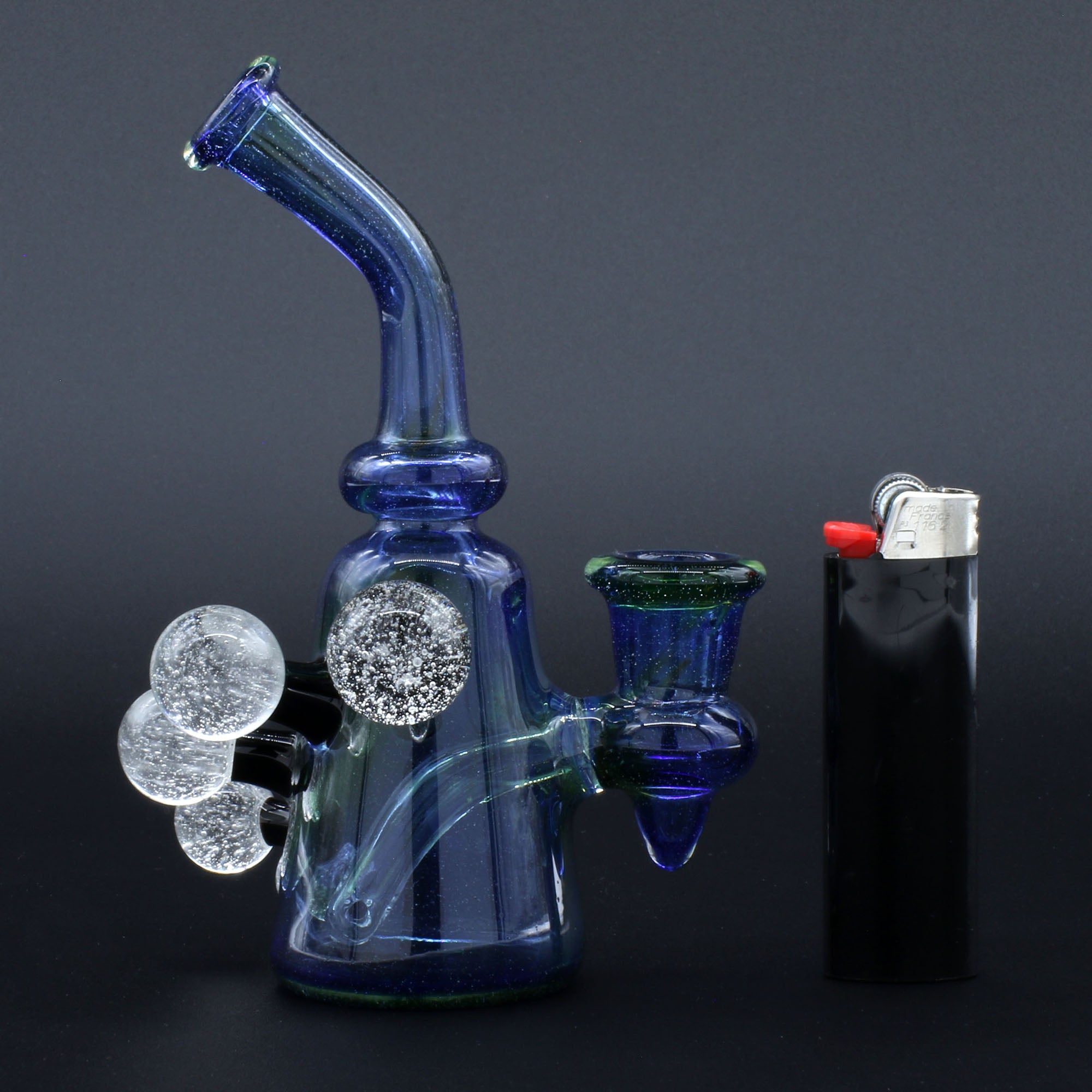 Clayball Glass "Super Nova" Heady Sherlock Dab Rig