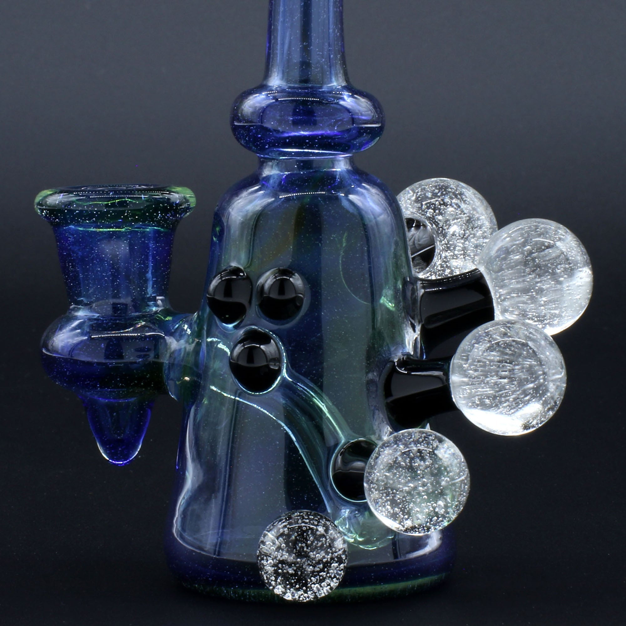 Clayball Glass "Super Nova" Heady Sherlock Dab Rig