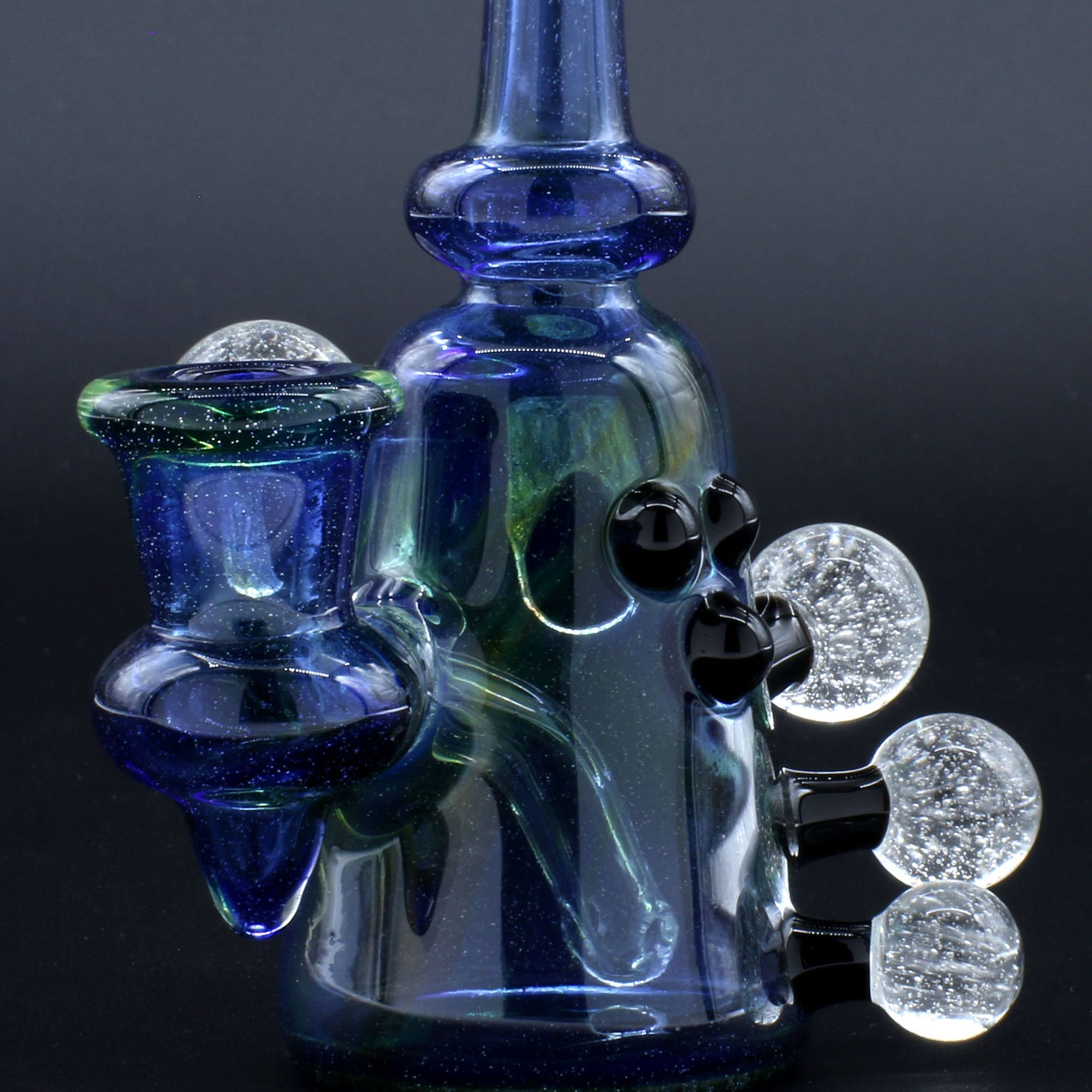 Clayball Glass "Super Nova" Heady Sherlock Dab Rig